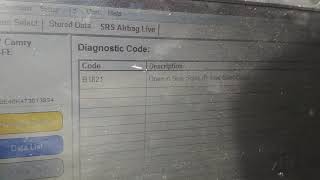 Código b1821 Chevrolet Interpretación