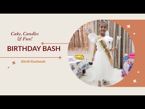 Birthday Celebration | Dhriti | 2024 | #birthday #cake #celebration