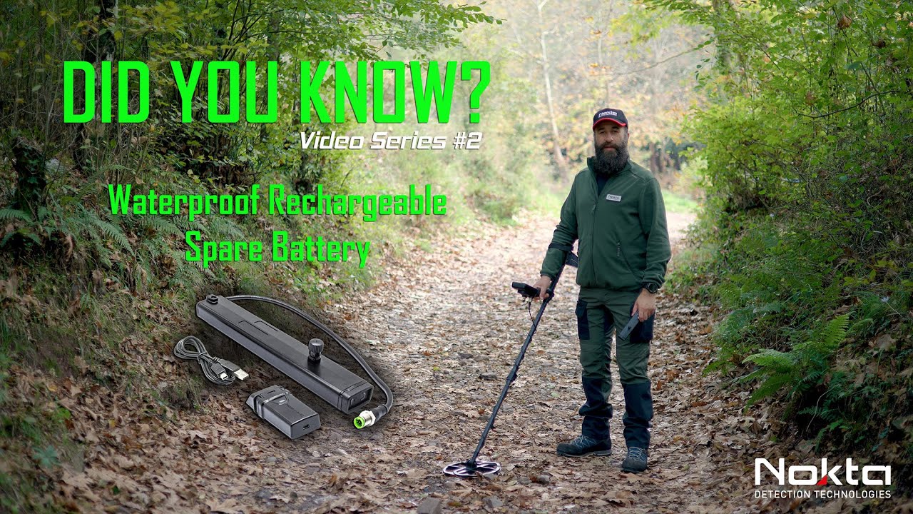 Did you know that Nokta Detectors offer waterproof external batteries?