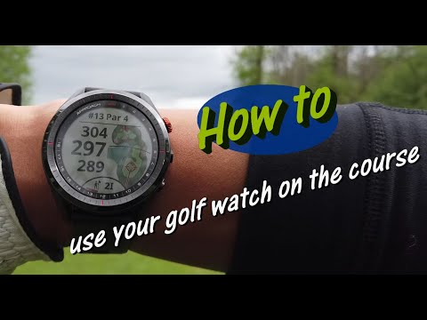 Garmin Approach S62 - walk through of how you would use the golf watch on the course!