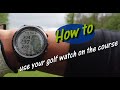 Garmin Approach S62 - walk through of how you would use the golf watch on the course!