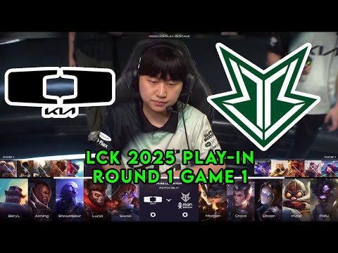 DK vs BRO Game 1 | LCK 2025 Play-In Losers'  Round 1 | Dplus KIA vs OK BRION G1