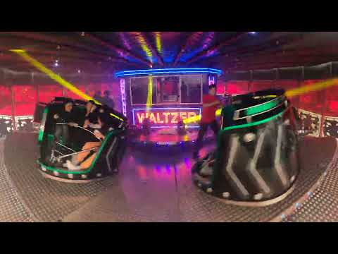 John Collins Thunderdome Waltzer | Off Ride POV Knutsford May Day Fair 2023