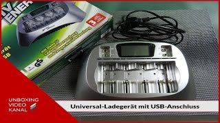 Universal-Ladegerät mit USB - Unboxing Video