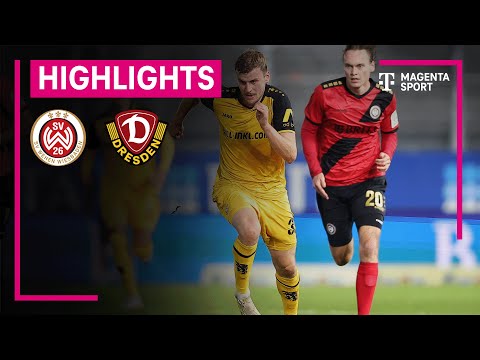 SV Wehen Wiesbaden - Dynamo Dresden | Highlights 3. Liga | MAGENTA SPORT