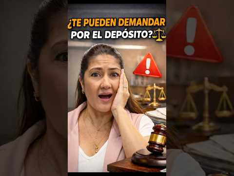 ¿Te pueden demandar por el depósito? ⚖️