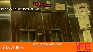 HDB Block 431A Yishun || IFE Elevator