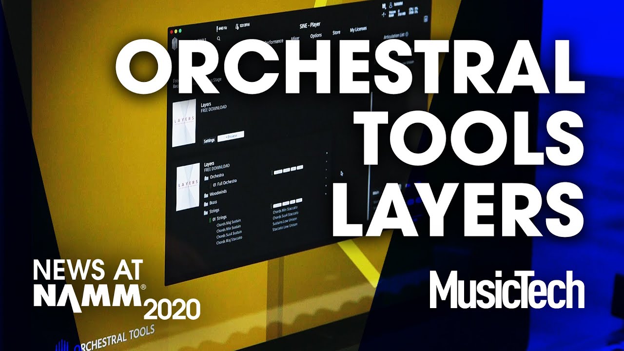 Free orchestral instruments: Orchestral Tools Layers #NAMM2020
