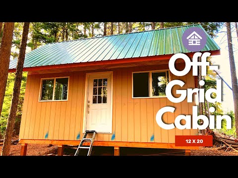 Building Our 12x20 Off-Grid Mountain Cabin: The 9-Month Journey