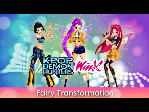 Kpop Demon Hunters X Winx Full Fairy Transformation Fanmade | Winxclub | Huntrix | Fanmade