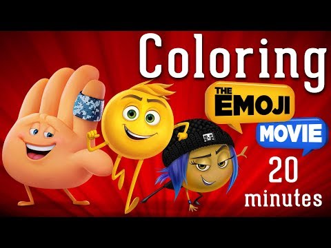 Emoji Movie Coloring Compilation - Kids Coloring Book | Coloring Pages for Children Jailbreak, Gene