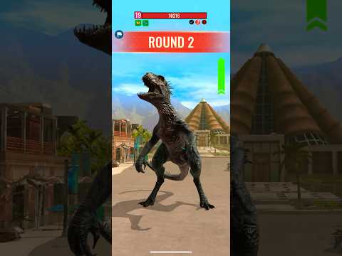 Scorpius rex roar sound on scorpion rex boss raid [jurassic world alive]