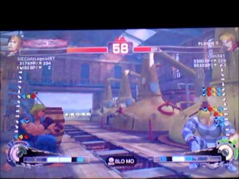 SIECodyLegendRT(Cody) Vs. Chin341(Ken) SSF4 Ranked Match