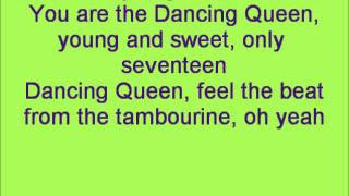 Glee Dancing Queen with lyrics