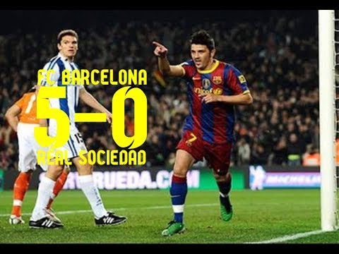 FC Barcelona 5-0 Real Sociedad 2010 • Full Match • HD