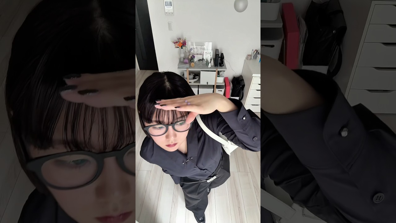 { outfit } pin tight shirt bodysuit × double waist twill tuck pants