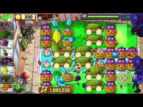 Plants VS Zombies Last Stand Endless BEST STRATEGY iPhone/Last Stand Endless  25 flags to 27 Flags
