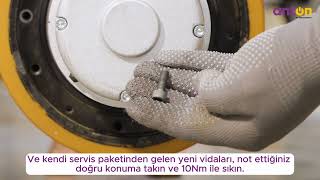Self Servis Videoları - PTL Akülü Transpalet - Tahrik tekerleğinin değ