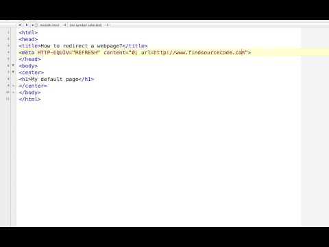 How to Set Up an HTML Redirect on Your Website 