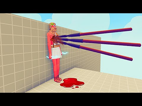 PINNING EVERY UNIT TO THE WALL - Totally Accurate Battle Simulator TABS