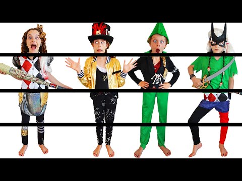 WE ALL LIE TO EACH OTHER - ALL MIXED UP Challenge *MOVIE STAR COSTUMES* By The Norris Nuts Video