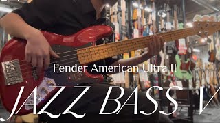 Video thumbnail for Fender American Ultra II Jazz Bass V【SOUND SAMPLE】【池袋店在庫品】【アメリカンウルトラ5弦ジャズベース】 by クロサワ楽器池袋店
