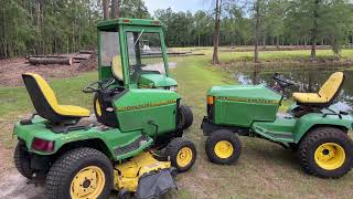 Start up comparison John Deere 425, 445, and 455