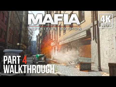 Mafia Definitive Edition Full Gameplay Walkthrough Part 4 | No Commentary | [4K Ultra HD 60FPS] 2020