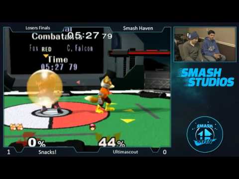 Smash Haven - Snacks (Fox) vs Ultimascout (Marth/Falcon) Losers Finals