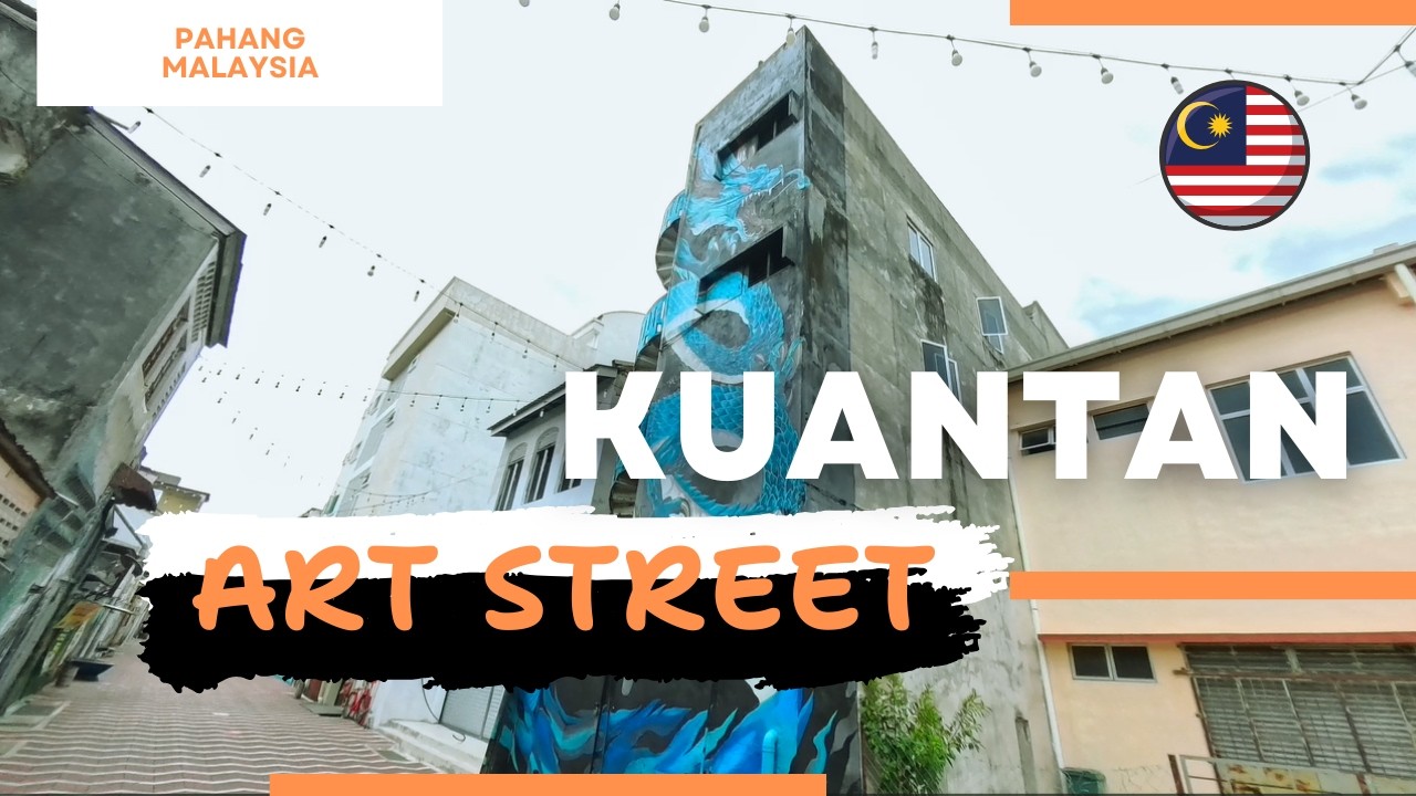 Kuantan Art Street | Pahang Malaysia | Mini Vlog #fyp #malaysia #vlog