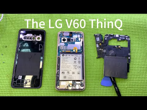How to access the battery for the LG V60 thinq. #easyrepair #techrepairer #lgthinq #lg #phone #diy