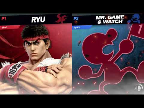 Second City Smash WINNERS ROUND 1 - Shel (Ryu) vs Joshking111 (Game & Watch)