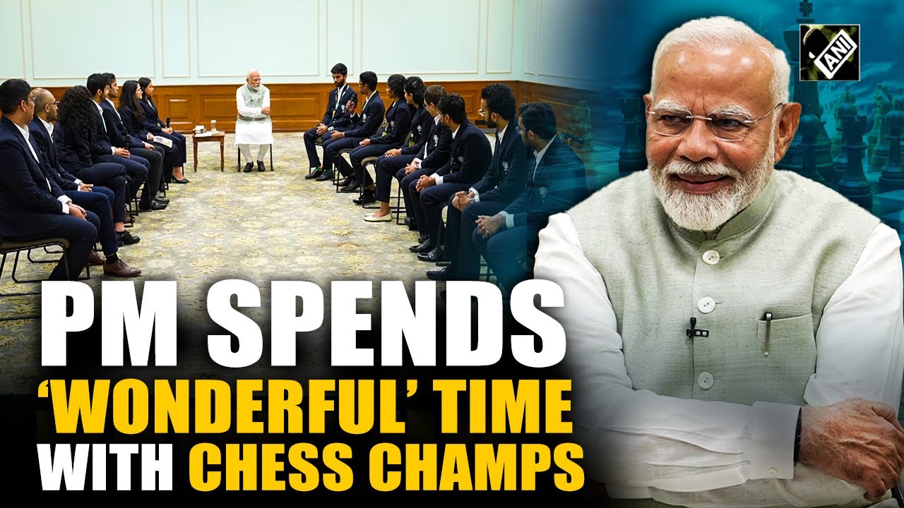 PM Modi interacts with Chess Champs, shares ‘wonderful’ moments