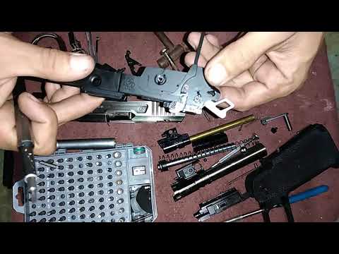 Airsoft WE trex semi and automatic dis assembly