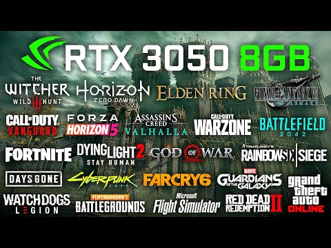 GeForce RTX 3050 8GB Test in 30 Games at 1080p (Ryzen 5 3600)
