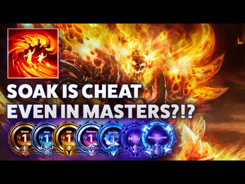 Ragnaros Lava Wave - SOAK IS CHEAT EVEN IN MASTERS?!? - B2GM Season 6(Masters)