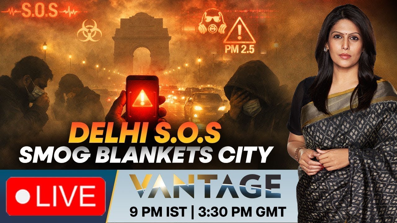 Delhi Air Crisis LIVE: Old Cars Banned, Construction Halted in New Curbs | Vantage with Palki Sharma