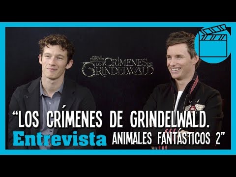 Fantastic Beasts 2 - Interview with Eddie Radmayne ) and Callum Turner