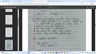BPLCK 205 B (python) module 1, 2, 3 Imp questions