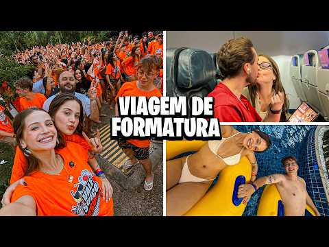 Tudo que rolou na nossa viagem de formatura do 9º ano! VÍDEO DE 1 HORA (Vlog real)