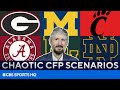 CHAOTIC CFP SCENARIOS: Can a 2-Loss Team Make the CFP? | CBS Sports HQ
