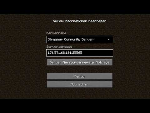 Streamer Community Server in Minecraft