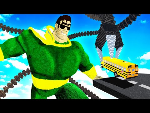We Destroyed Massive Doctor Octopus with Cars (Teardown Multiplayer)