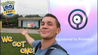 WE GOT OUR POKÉDEX UNOWN AT POKÉMON GO FEST!