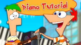 Phineas and Ferb Theme Song (Full Version) - Piano