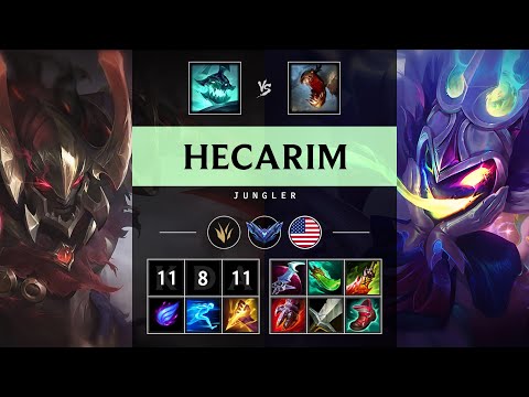 Hecarim Jungle vs Fiddlesticks - NA Diamond Patch 25.16