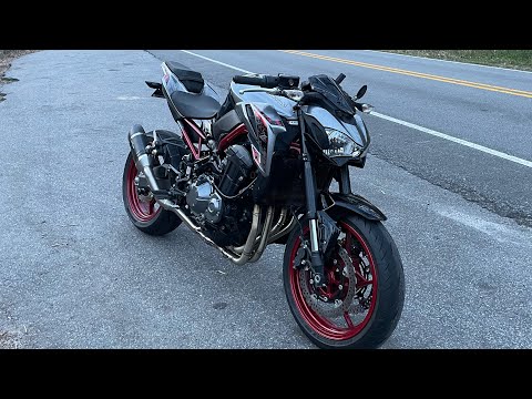 2019 Kawasaki Z900 Leo Vince full system sound test