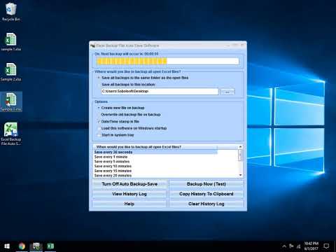 Excel Backup File Auto Save Software