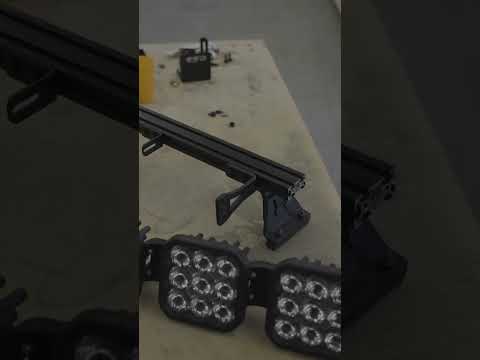 Best Method for Mounting SS5 Crosslink Light Bars to Roof Racks #shorts
