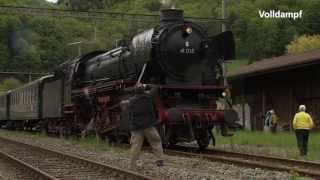 preview picture of video 'Bahnsinniges Baselbiet - 1. Schweizer Dampftage (Volldampf #56)'